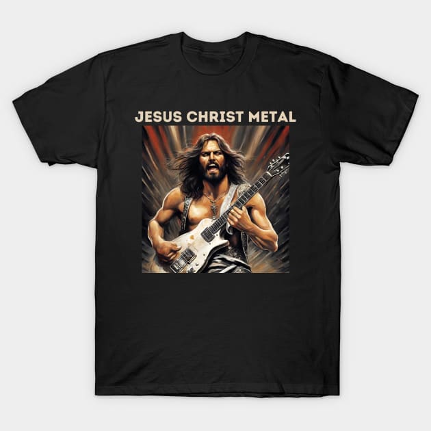 JESUS MEME - Jesus Christ Metal T-Shirt by Klau